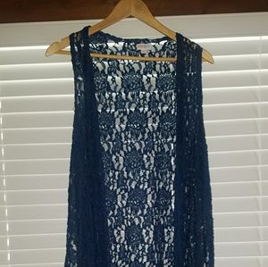 Gorgeous Blue Lularoe LACE Joy